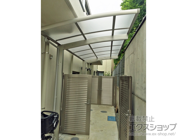 東京都世田谷区ののサイクルポート・駐輪場 レイナポートグランミニ 積雪〜20cm対応 施工例