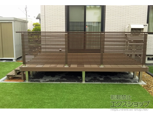 北海道江別市ののウッドデッキ リウッドデッキ 200 施工例