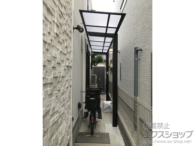 東京都世田谷区ののサイクルポート・駐輪場 ネスカFミニ (フラットスタイル) 積雪〜20cm対応 施工例