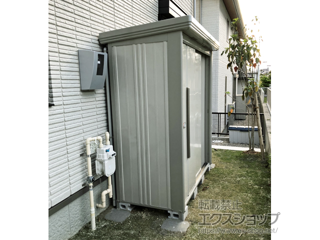 愛知県名古屋市のの物置・屋外倉庫 Mr.ストックマンダンディ 一般型 1832×890×2110（ND-1808） ND-1808-W 施工例