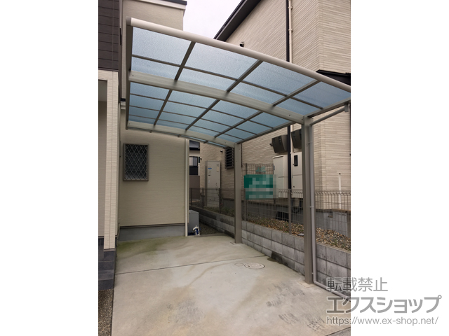 兵庫県川西市ののカーポート レイナポートグラン　積雪〜20cm対応 施工例