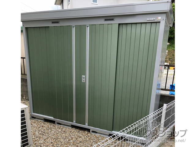 滋賀県湖南市のの物置・屋外倉庫 ネクスタ 一般型 NXN-26S OG 施工例