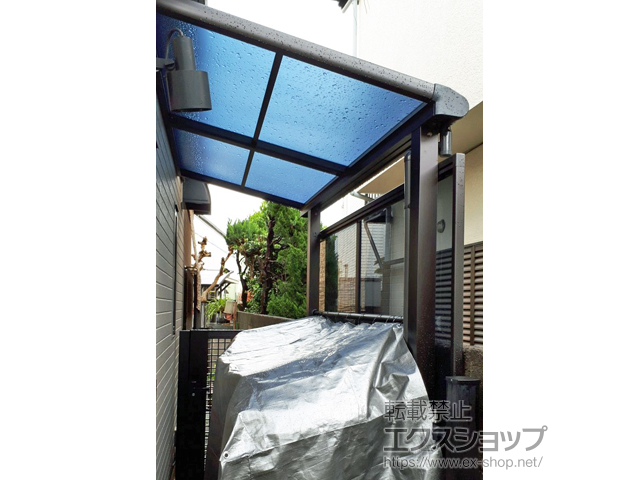 東京都杉並区ののテラス屋根 ヴェクターテラス F型 テラスタイプ 単体 積雪〜20cm対応 施工例