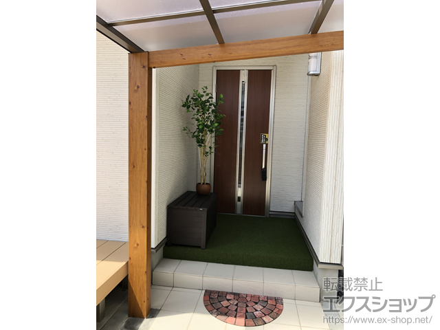 埼玉県北足立郡伊奈町ののサイクルポート・駐輪場 アートポート ミニ 積雪〜20cm対応 施工例