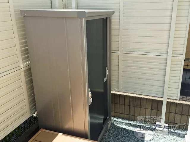 宮城県仙台市のヨドコウの物置・収納・屋外倉庫 エスモ 一般型 1050×750×1959 ESE-1007A-【SM】 施工例