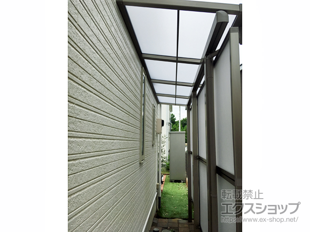 東京都町田市ののテラス屋根 スピーネ F型 テラスタイプ 単体 積雪〜20cm対応 施工例