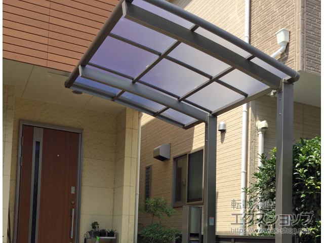 東京都練馬区ののサイクルポート・駐輪場 ネスカRミニ (ラウンドスタイル) 積雪〜20cm対応 施工例