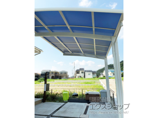 大阪府東大阪市ののカーポート レイナポートグラン　積雪〜20cm対応 施工例