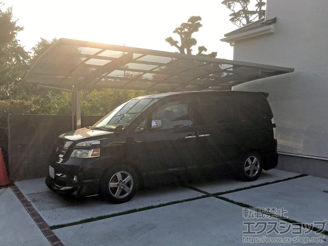 福岡県福岡市ののカーポート プレシオスポート 積雪〜20cm対応 施工例