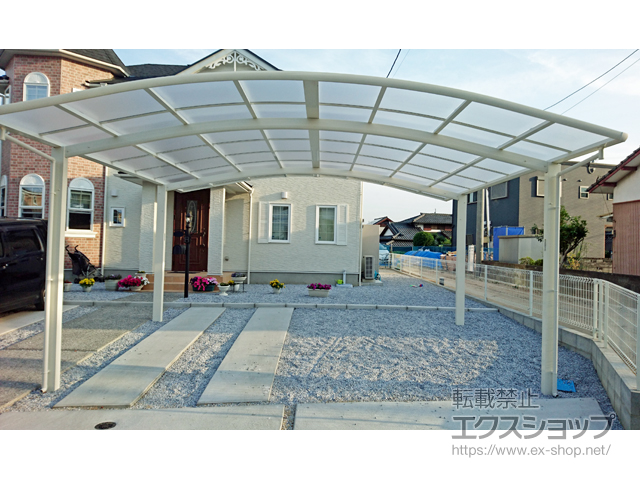 佐賀県鳥栖市ののカーポート レイナツインポートグラン　積雪〜20cm対応 施工例