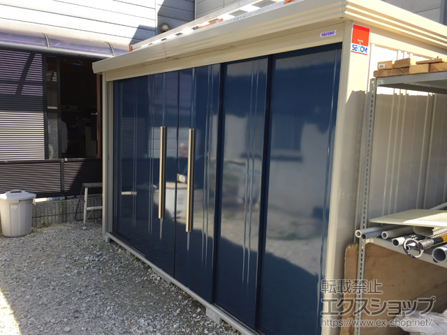 大阪府八尾市のの物置・屋外倉庫 Mr.ストックマンダンディ 一般型 3600×2290×2110（ND-3622） ND-3622-DB 施工例