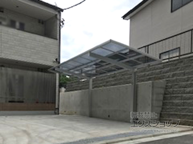 神奈川県平塚市ののサイクルポート・駐輪場 カムフィエース ミニ 積雪〜20cm対応 施工例