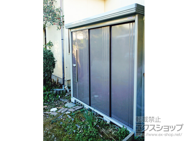 石川県能美市のの物置・屋外倉庫 Mr.ストックマンダンディ 多雪型 2200×1922×2110（ND-S2219） ND-S2219-B 施工例