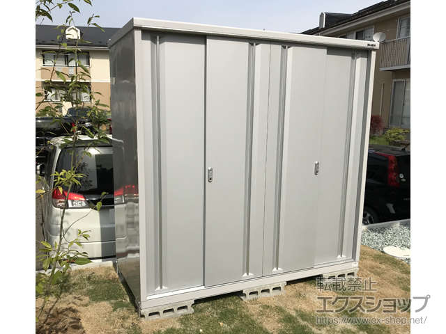 山形県山形市のの物置・屋外倉庫 シンプリー 一般型 1940×905×1903（MJX-199E-P） MJX-199E-P-FS 施工例