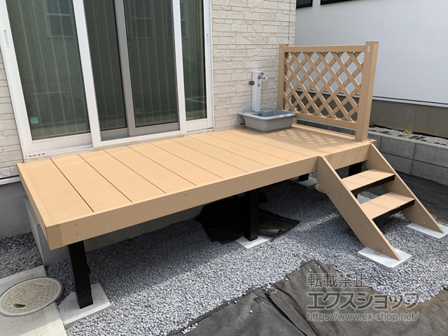 千葉県印西市ののウッドデッキ リウッドデッキ 200 施工例