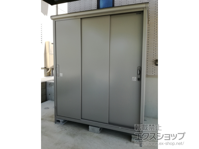 石川県能美市のの物置・屋外倉庫 エスモ 一般型 1650×900×1959 ESE-1609A-SS 施工例