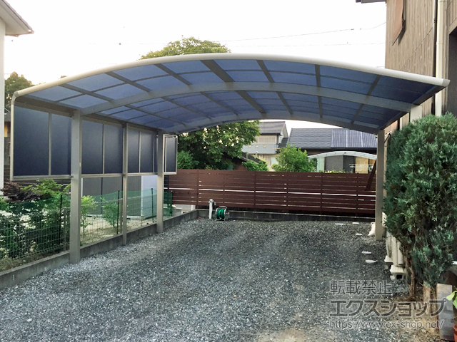 福岡県小郡市ののカーポート レイナツインポートグラン　積雪〜20cm対応 施工例