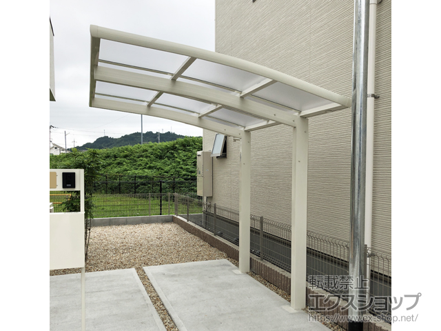 滋賀県栗東市ののサイクルポート・駐輪場 レイナポートグランミニ 積雪〜20cm対応 施工例