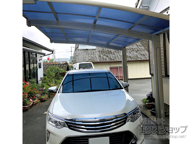 宮崎県西都市ののカーポート レイナポートグラン　積雪〜20cm対応 施工例