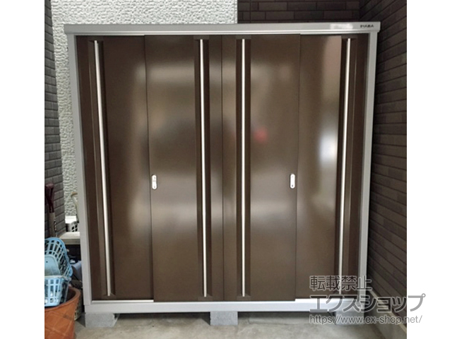 東京都葛飾区のの物置・屋外倉庫 シンプリー 一般型 1940×515×1903 MJX-195E-TB 施工例