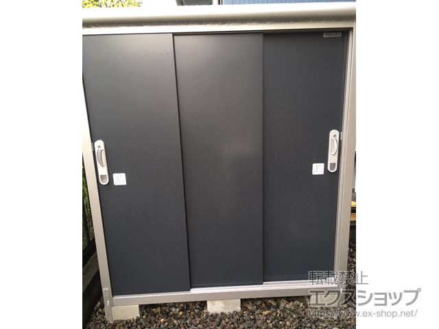 三重県伊賀市のの物置・屋外倉庫 エスモ 一般型 1350×750×1501 ESE-1307E-SM 施工例