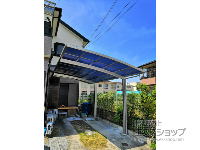 大阪府河内長野市ののカーポート レイナポートグラン　積雪〜20cm対応 施工例