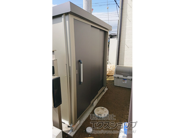 千葉県木更津市のの物置・屋外倉庫 エスケーエイト SK8-70 一般型 1800×1200×1940 SK8-70-GK 施工例