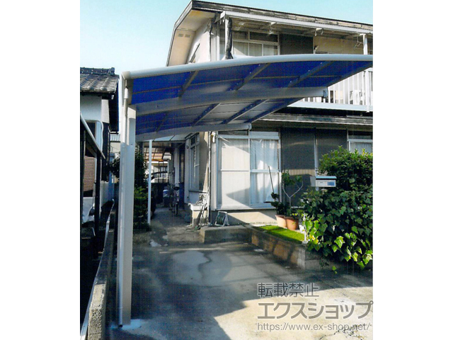 三重県鈴鹿市ののカーポート プレシオスポート 積雪〜20cm対応 施工例