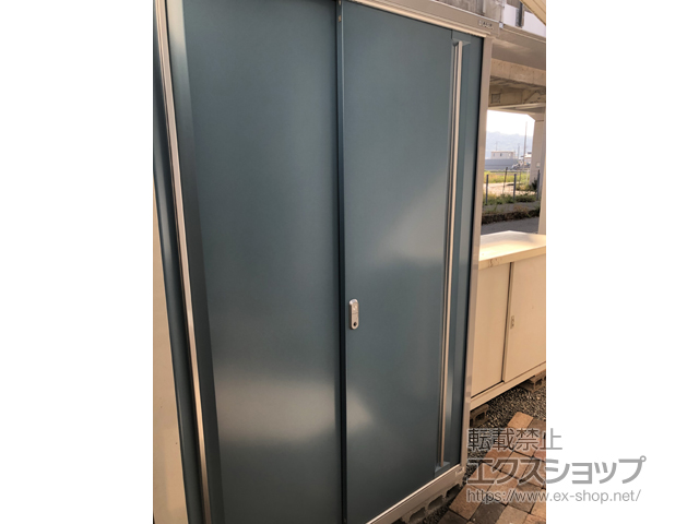 兵庫県高砂市のの物置・屋外倉庫 シンプリー 一般型 ( MJX-137E-P-AB) 施工例