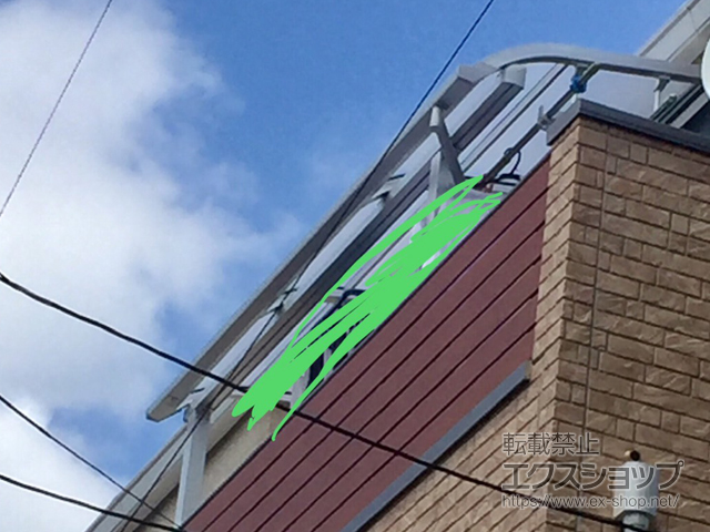 埼玉県さいたま市ののバルコニー・ベランダ屋根 スピーネ R型 屋根タイプ 単体 積雪〜20cm対応 施工例