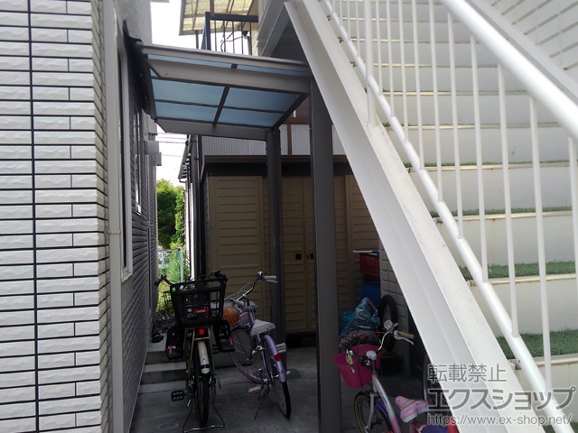 兵庫県高砂市ののテラス屋根 フーゴF 独立テラスタイプ 単体 積雪〜20cm対応 施工例