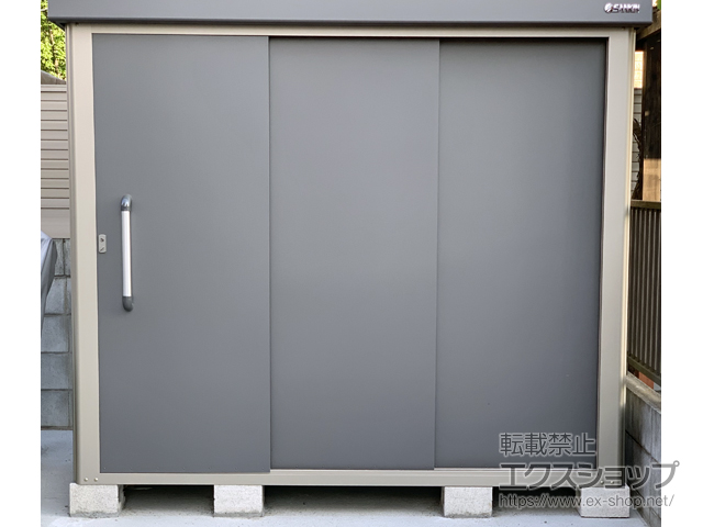 埼玉県川越市のの物置・屋外倉庫 エスケーエイト SK8-100 一般型 2200×1600×1940 SK8-100-GK 施工例