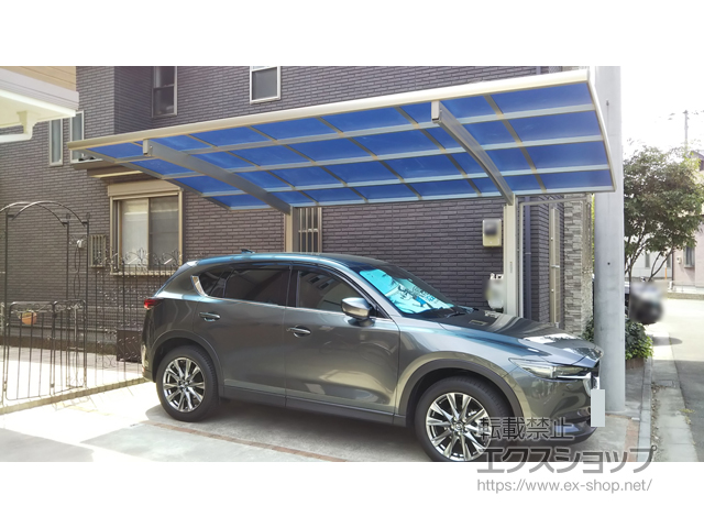 埼玉県ふじみ野市ののカーポート プレシオスポート 積雪〜20cm対応 施工例