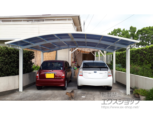宮崎県児湯郡川南町ののカーポート レイナツインポートグラン　積雪〜20cm対応 施工例