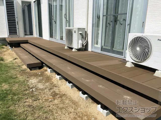 山口県宇部市のYKKAPのウッドデッキ リウッドデッキ 200 施工例