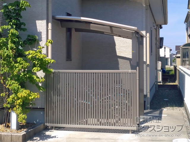 石川県白山市ののサイクルポート・駐輪場 ファインポートIIZミニ 〜50cm対応 施工例