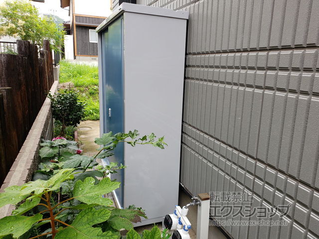 岡山県岡山市のの物置・屋外倉庫 シンプリー 一般型 （MJX-175E-P） 施工例