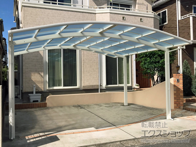 埼玉県桶川市ののカーポート レイナツインポートグラン　積雪〜20cm対応 施工例