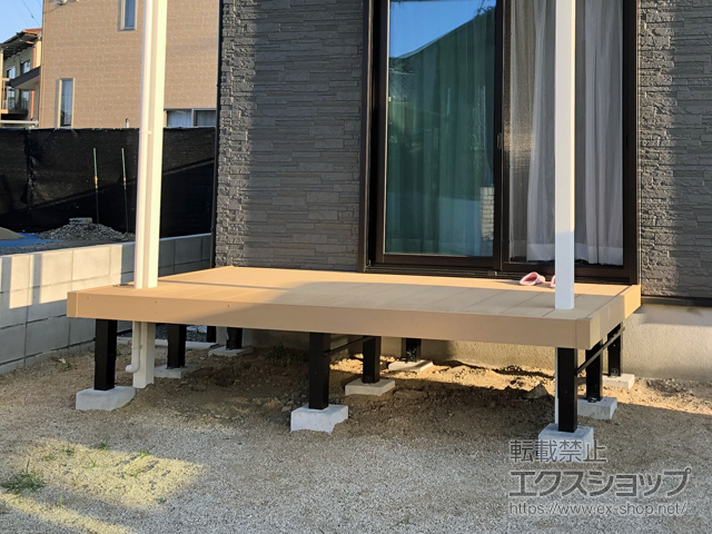 熊本県宇城市ののウッドデッキ リウッドデッキ 200 施工例