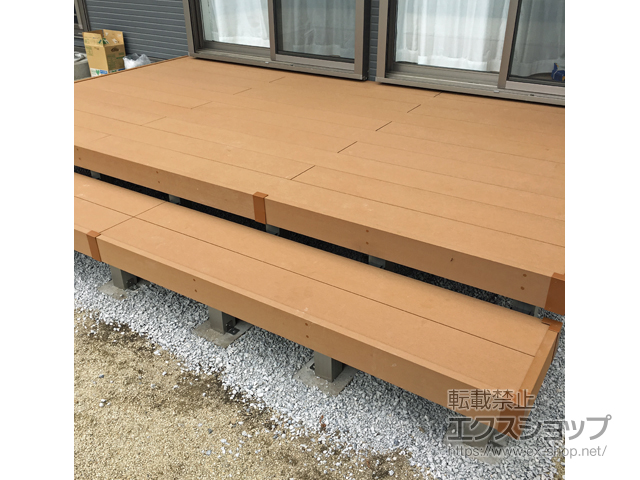 栃木県大田原市ののウッドデッキ リウッドデッキ 200 施工例