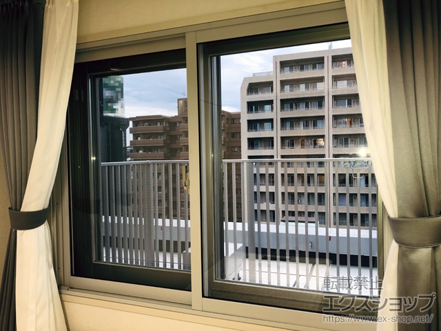東京都文京区のの二重窓（内窓） インプラス ダストバリア仕様 引違い窓 2枚建 施工例