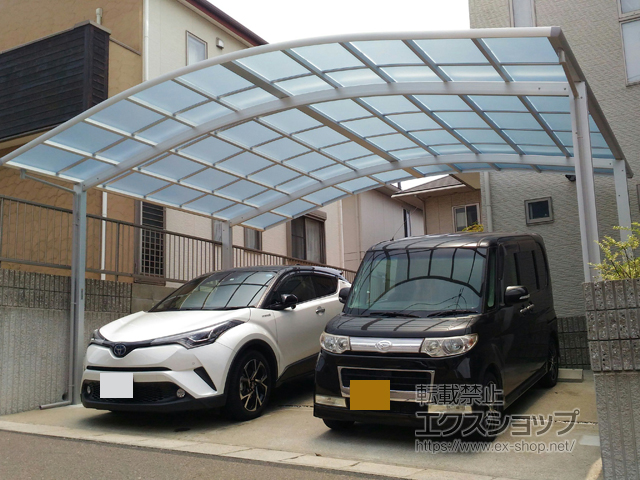 広島県福山市ののカーポート レイナツインポートグラン　積雪〜20cm対応 施工例