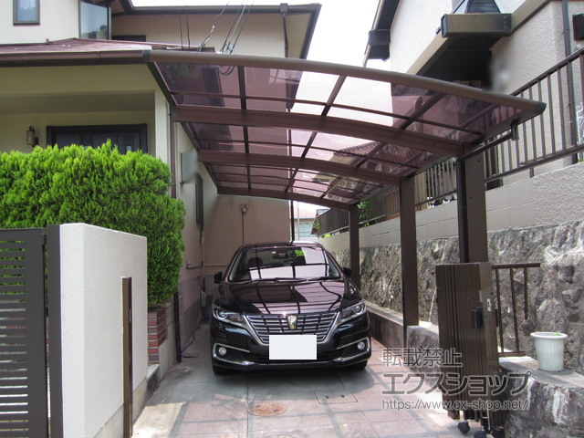 大阪府池田市ののカーポート レイナポートグラン 延長　積雪〜20cm対応 施工例