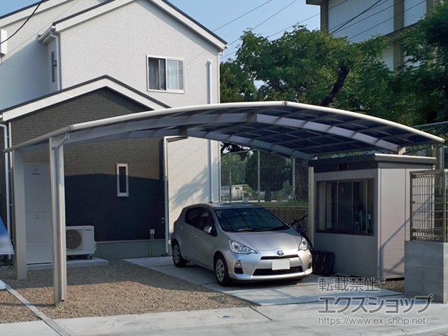 福岡県糸島市ののカーポート レイナトリプルポートグラン　積雪〜20cm対応 施工例