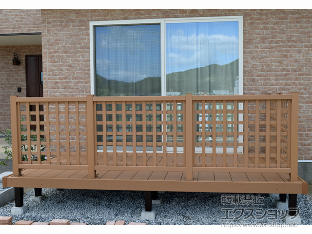 広島県東広島市ののウッドデッキ リウッドデッキ 200 施工例