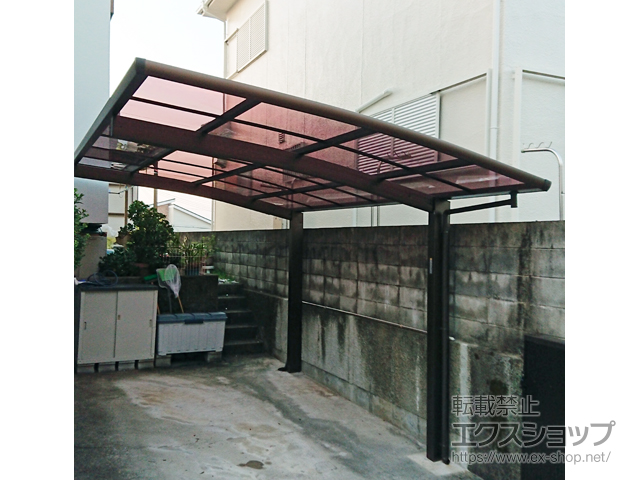 大阪府阪南市ののカーポート レイナポートグラン　積雪〜20cm対応 施工例