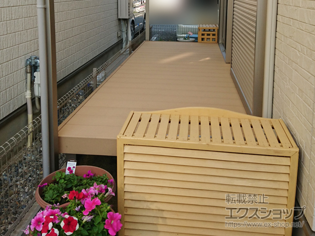 兵庫県神戸市ののウッドデッキ リウッドデッキ 200 施工例