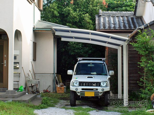宮崎県小林市ののカーポート プレシオスポート 積雪〜20cm対応 施工例