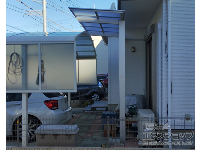 千葉県我孫子市ののテラス屋根 フーゴF 独立テラスタイプ 単体 積雪〜20cm対応 施工例