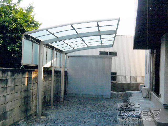 栃木県足利市ののカーポート レイナポートグラン　積雪〜20cm対応 施工例